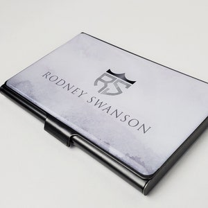 Porte-carte de visite, étui de carte professionnel personnalisé, cadeaux pour hommes organisateur personnalisé Bureau Nouveau cadeau d’emploi Père Papa E142