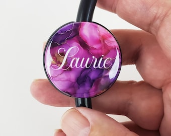 Personalized Stethoscope ID Tag, Littman Stethoscope Id Tag, Med School, Custom Nurse Gift RN Medical Accessory, Hospital Staff Gift DR 859b