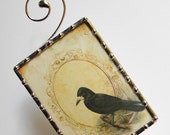 Night Light Crow, Nightlight Birds Raven Vintage French N28
