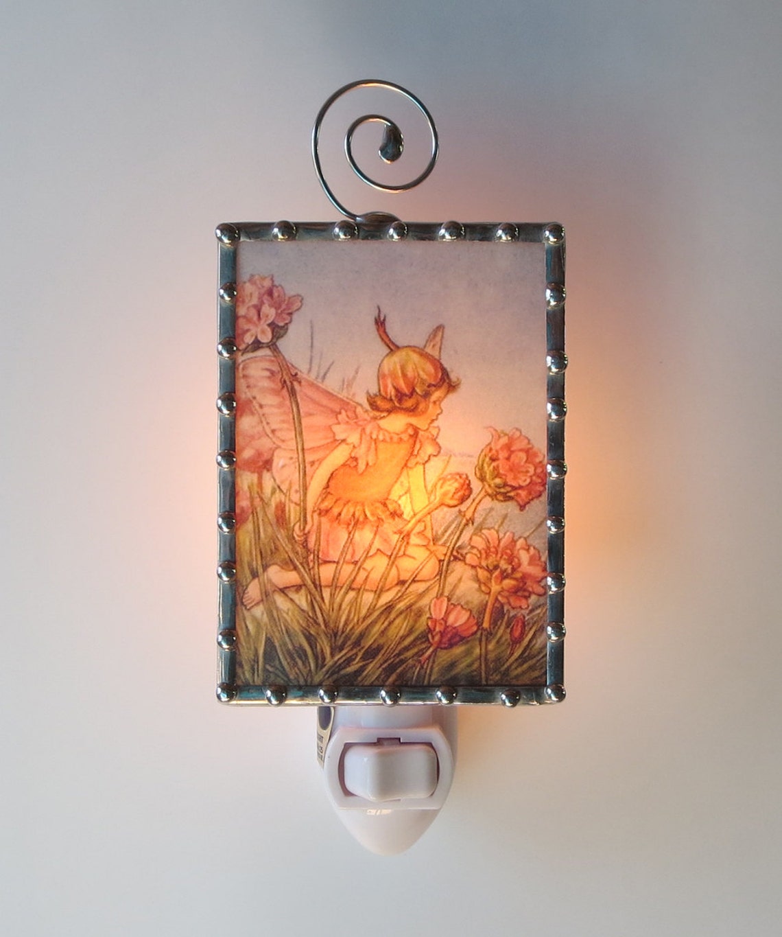 Unique Fairy Night Light Nursery Rhyme Night Light Pink Etsy