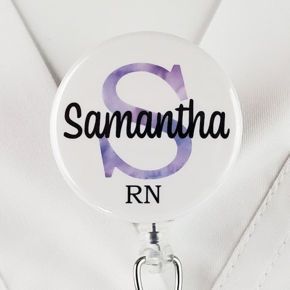 custom badge reels etsy