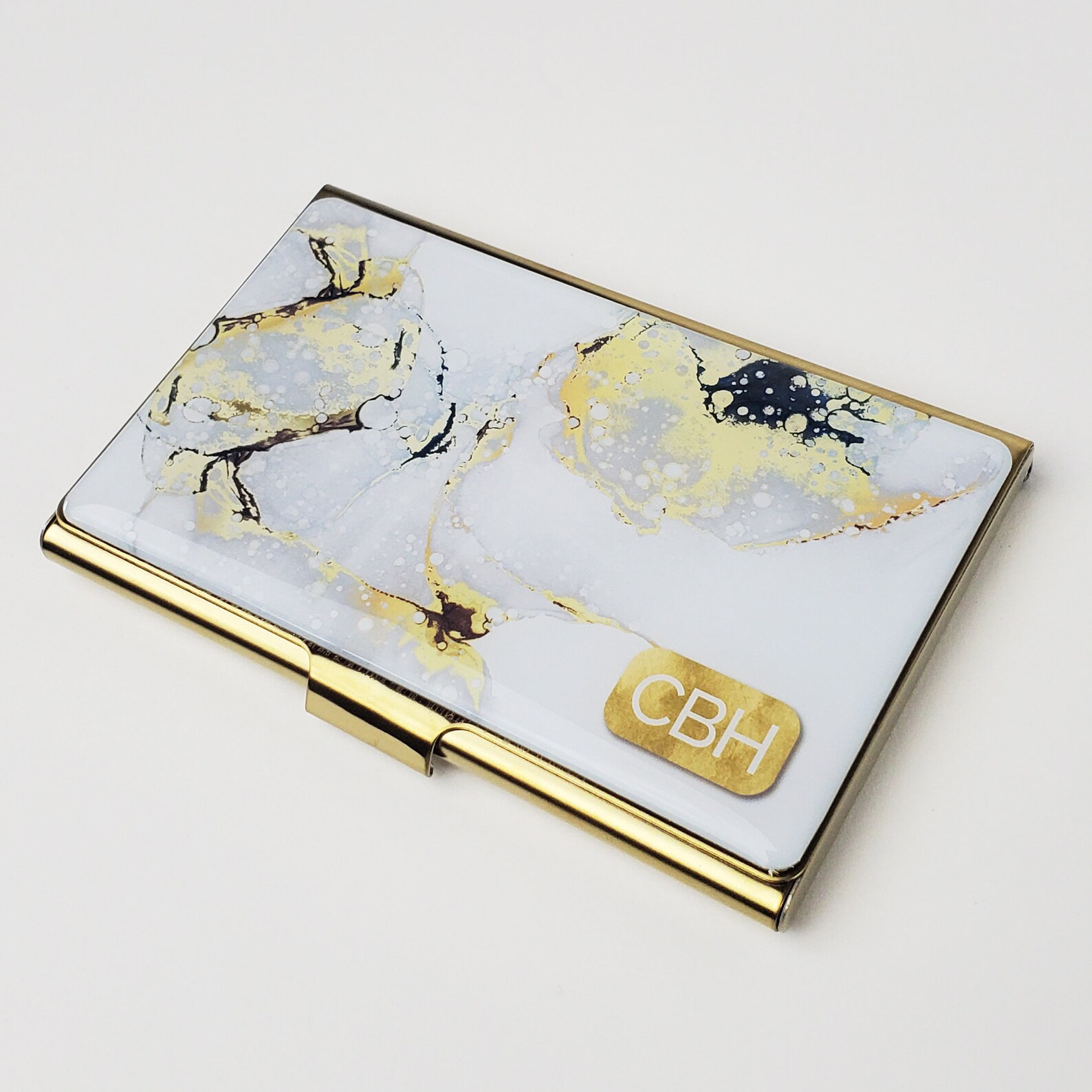 Custom Personalized Gold Business Card Holder For Her Etsy UK