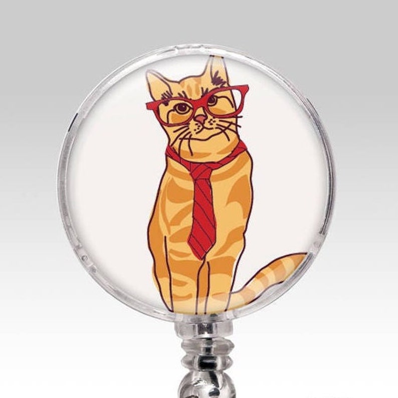 Cat ID Badge Reel Funny Nautical Cat Badge Holder Nurse Badge Clip Retractable Cat ID Badge Reel Funny Nautical Cat Badge Holder Nurse Badge Clip Retractable