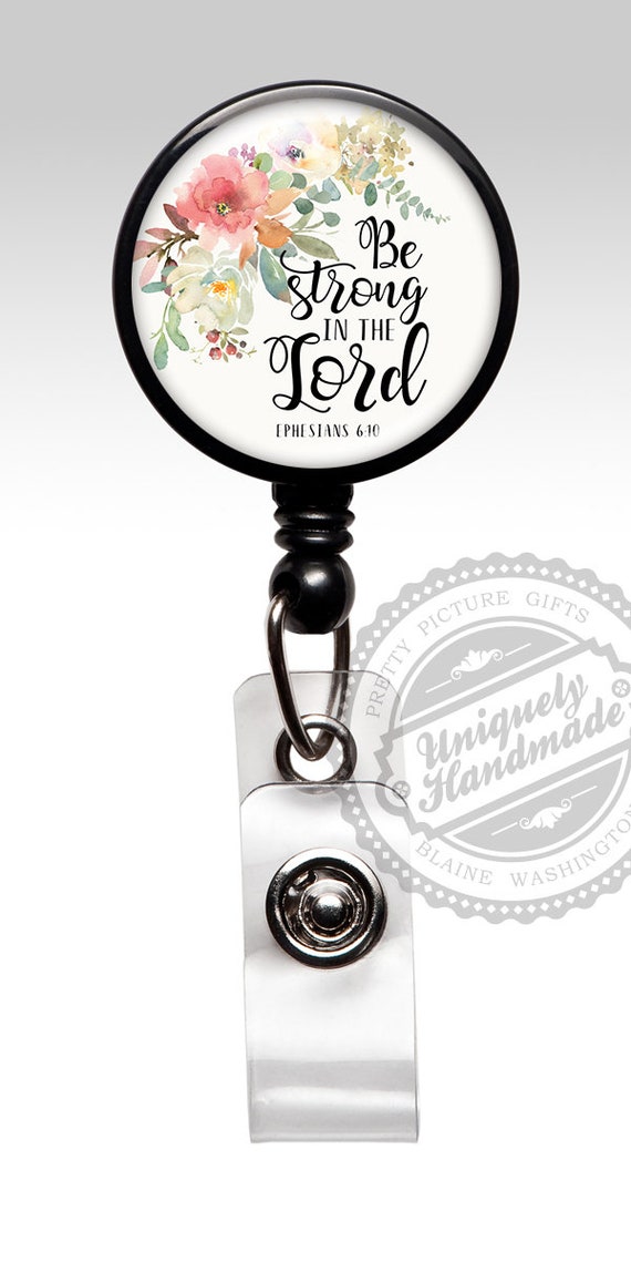 Badge Reel, Retractable Religious Badge Holder, Bible Verse, Christian  Gift, Scripture Accessory, Inspirational Gift, Faith Hope Gift 774 