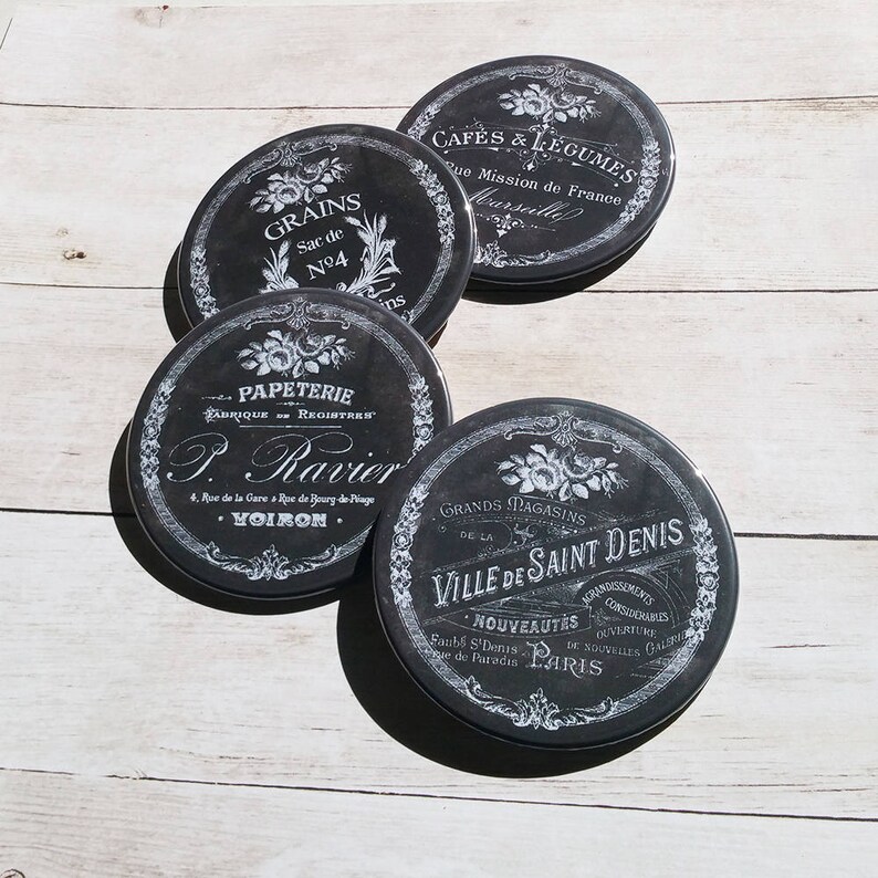 Coasters for Drinks Paris Beverage Coasters French Coaster Etsy