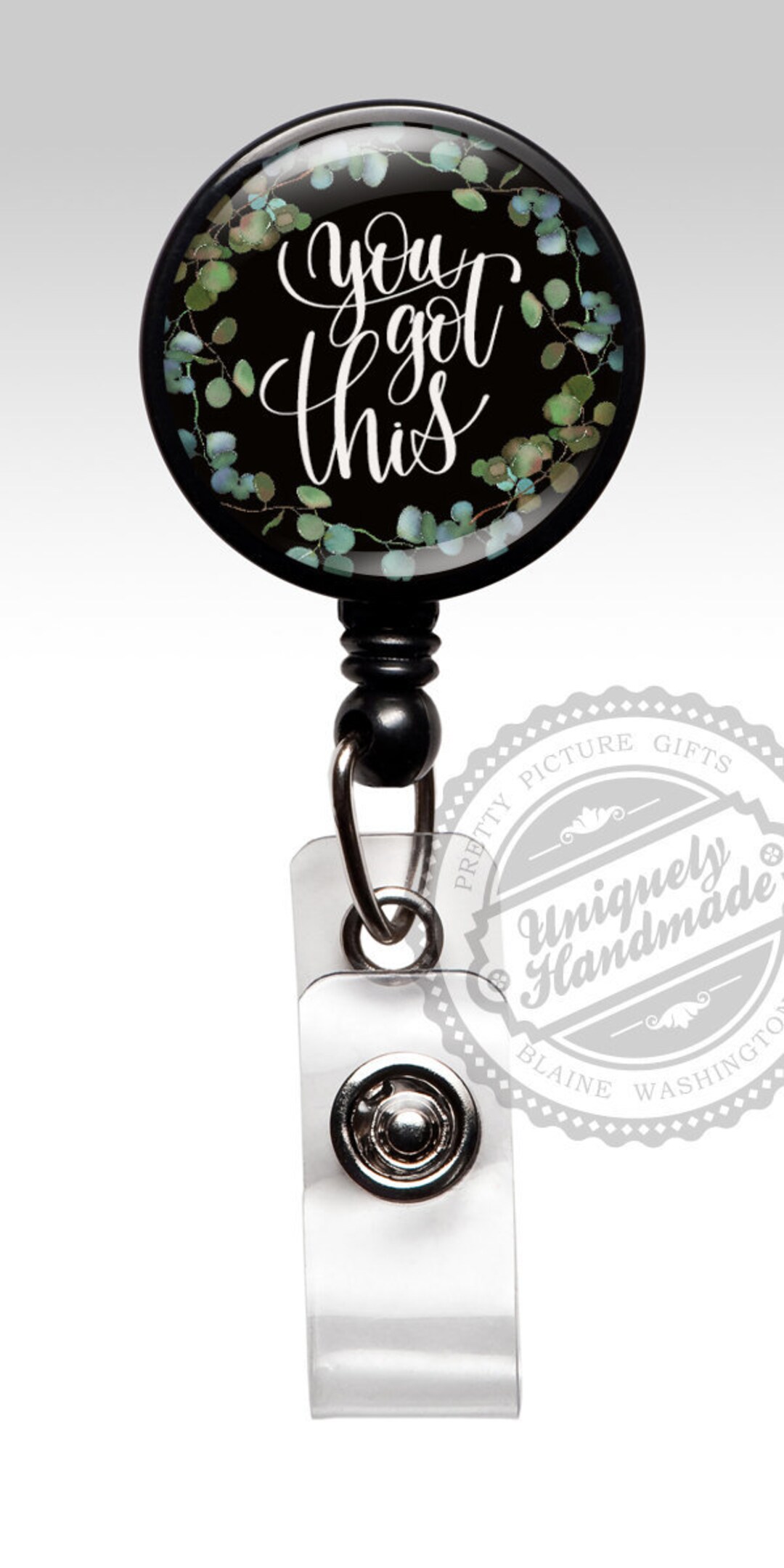 Bible Christian Quote Retractable Badge Holder Gift Lanyard Reel ID nurse