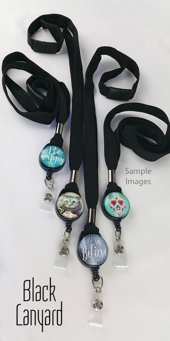 Badge Reel, Mandala Design Nurse Badge Holder, Yoga Retractable