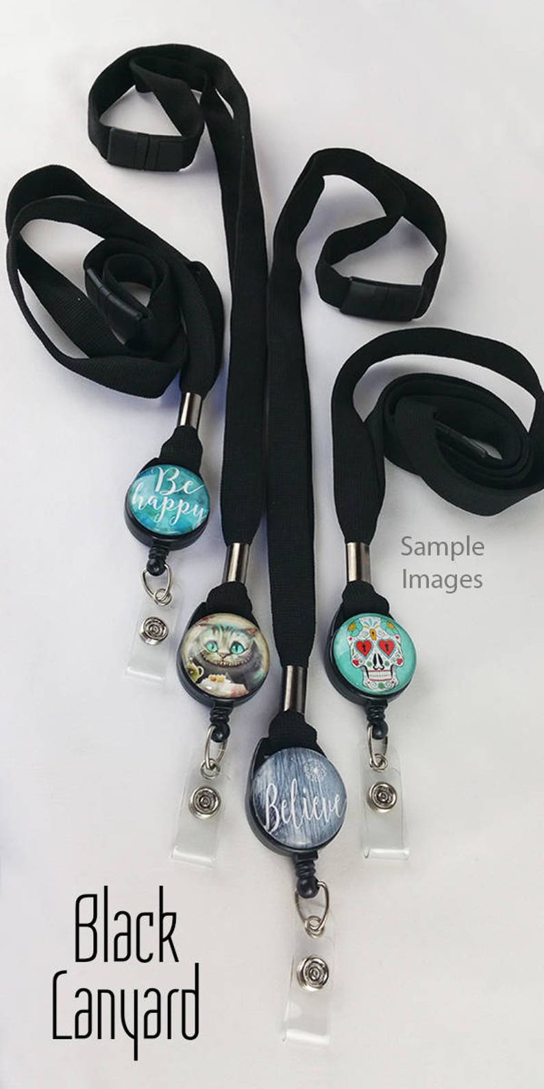 Badge Reel, Inspirational Words Happy Nurse Badge Holder, Retractable Badge Holder, Badge Clip, Lpn Rn Id Badge, Nursing Student Gift 489 image 6