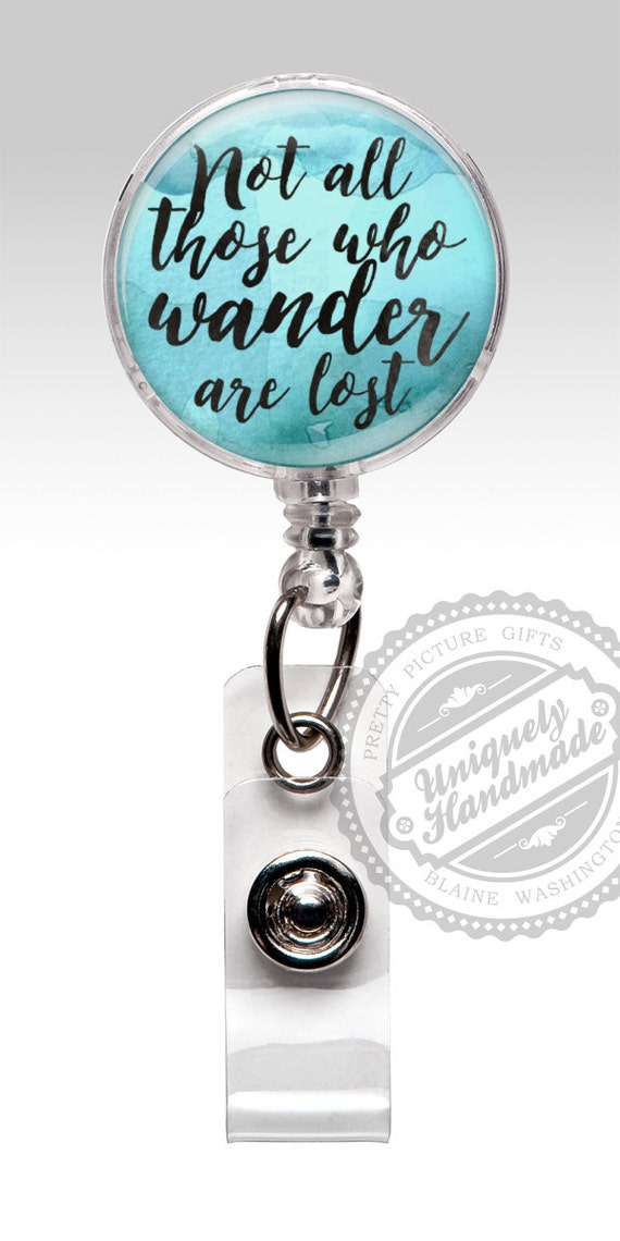 Cute Badge Reel Retractable Badge Holder, Inspirational Passion