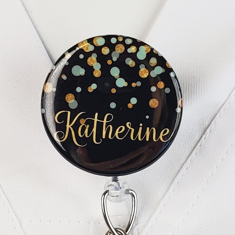 Personalized Badge Reel Custom Nurse Retractable Badge Holder Etsy