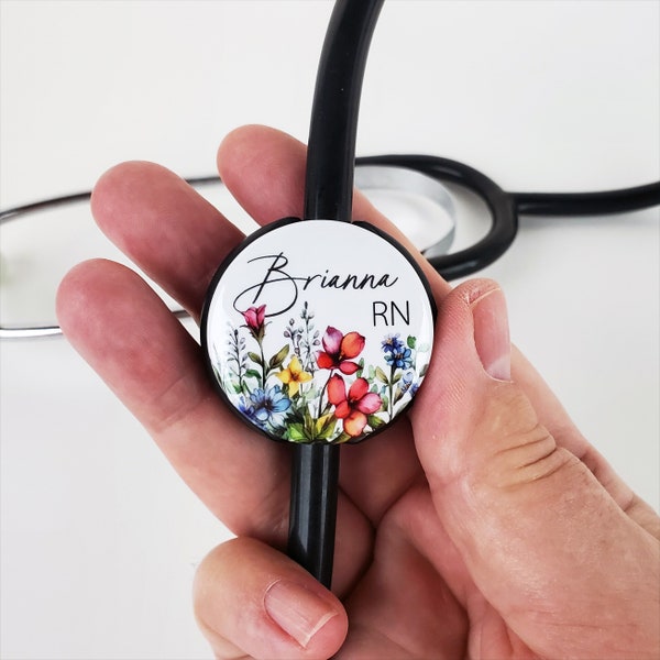 Personalized Stethoscope ID Tag, Custom Littman Stethoscope Id Tag, Med School, Custom Nurse Gift, RN Steth Accessory, Medical Staff 855