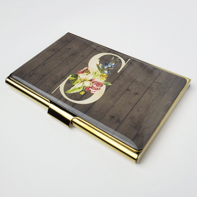 Personalized Business Card Case for Women Metal Business Card Etsy
