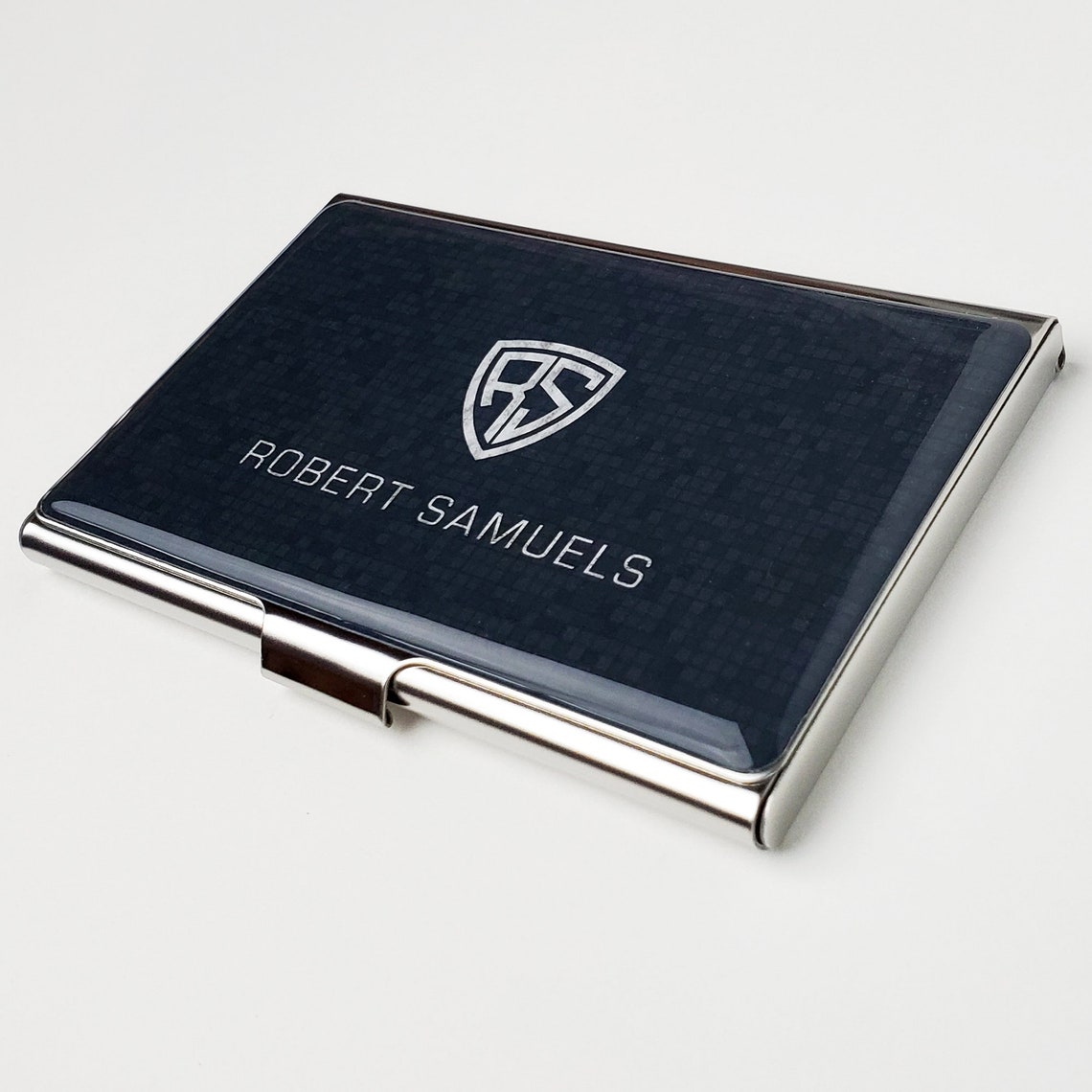 Mens Business Card Holder Personalized Card Case Gifts for Etsy