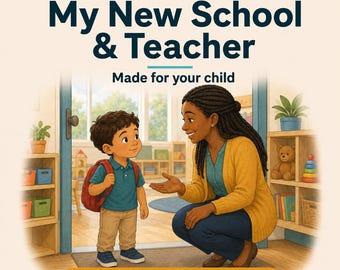 First Day of School Social Story for Kids | Personalized Printable PDF