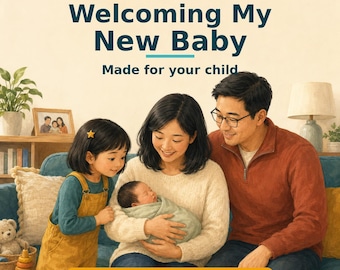 New Sibling Social Story for Kids | Personalized Printable PDF
