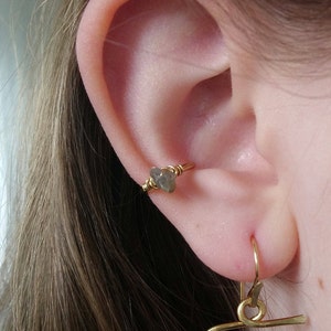 Ear Cuff... Sun Labradorite Ear Cuff image 3