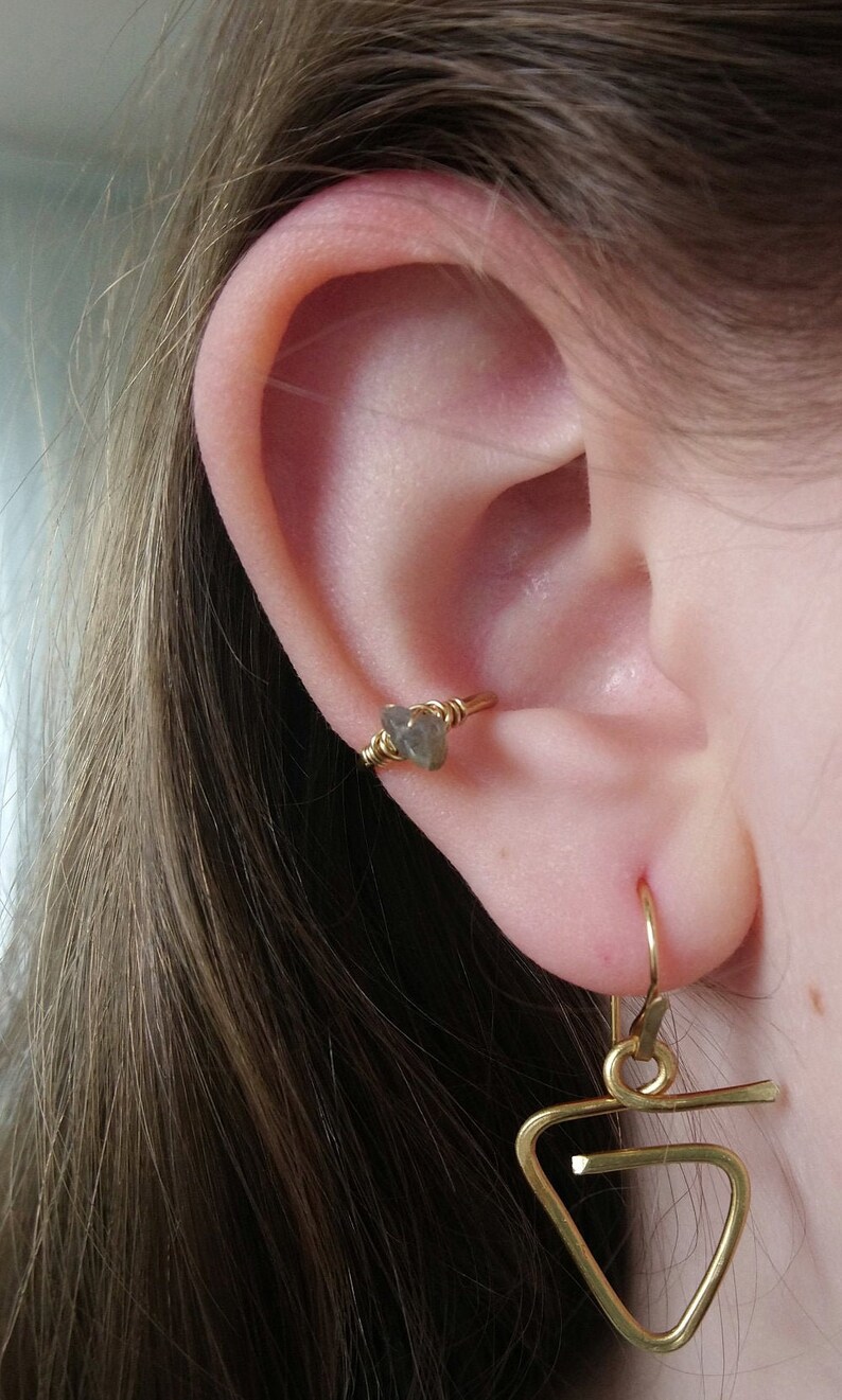 Ear Cuff... Sun Labradorite Ear Cuff image 3