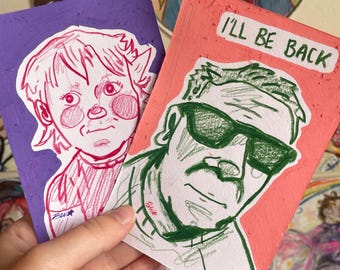 Illustrative Sketched portrait commissions