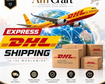 Rush DHL Express Shipping Upgrade | 5–6 Day Delivery | Worldwide Express Shipping | Wedding & Special Event Orders