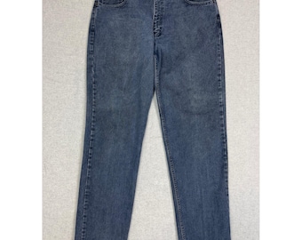 Jeans Calvin Klein vintage anni '60/'70, taglia 36x33, blu, produzione USA Union, gamba dritta.
