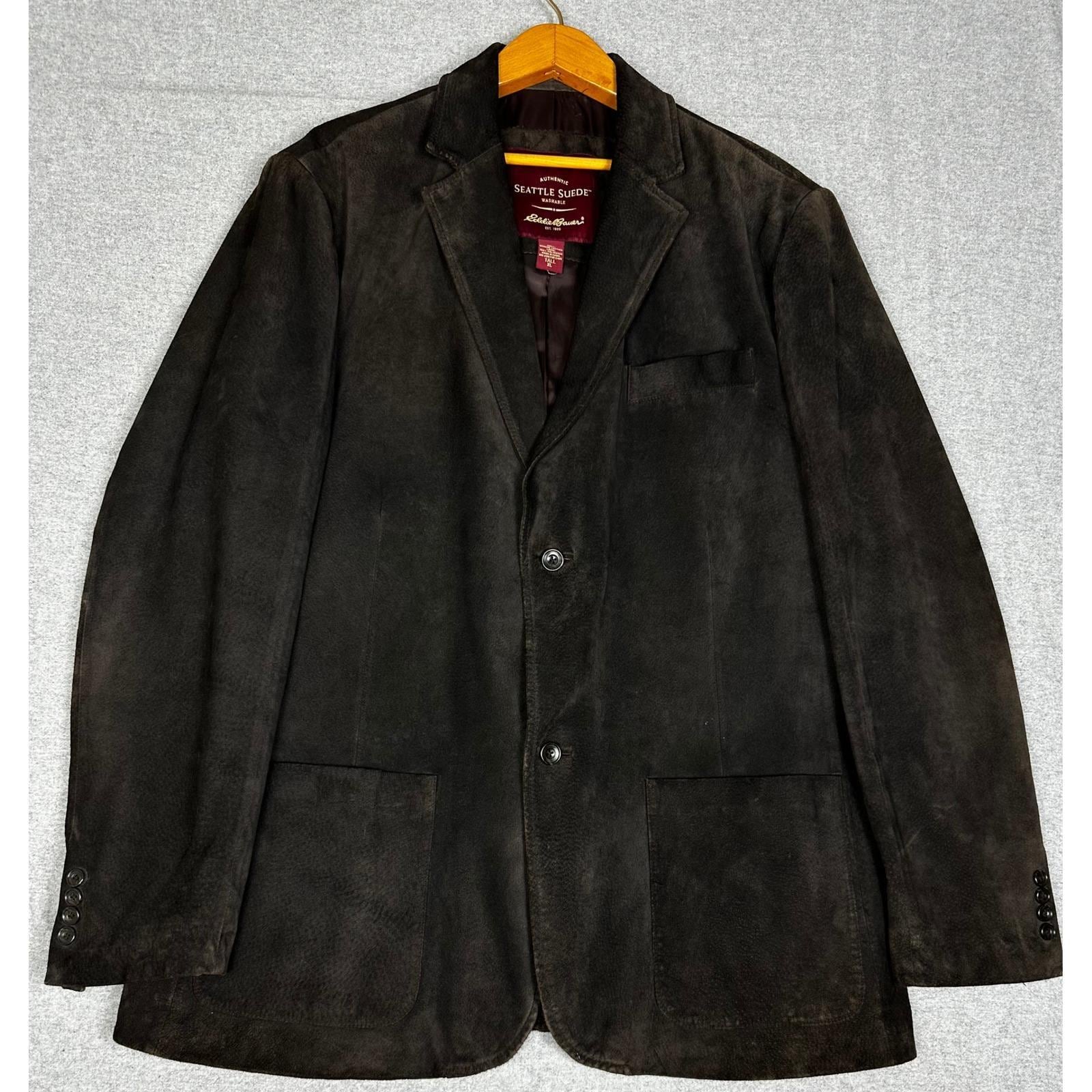 Eddie Bauer Suede Seattle Jacket - Etsy
