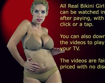 Betsy danst in bikini (5 video's, 10 minuten) BEVAT VOLWASSEN INHOUD