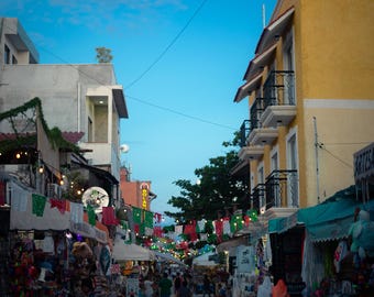 Isla Mujeres Market Print, Mexico Travel Photography