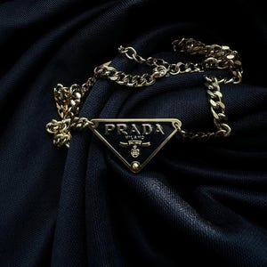 Prada necklace gold - Etsy 日本