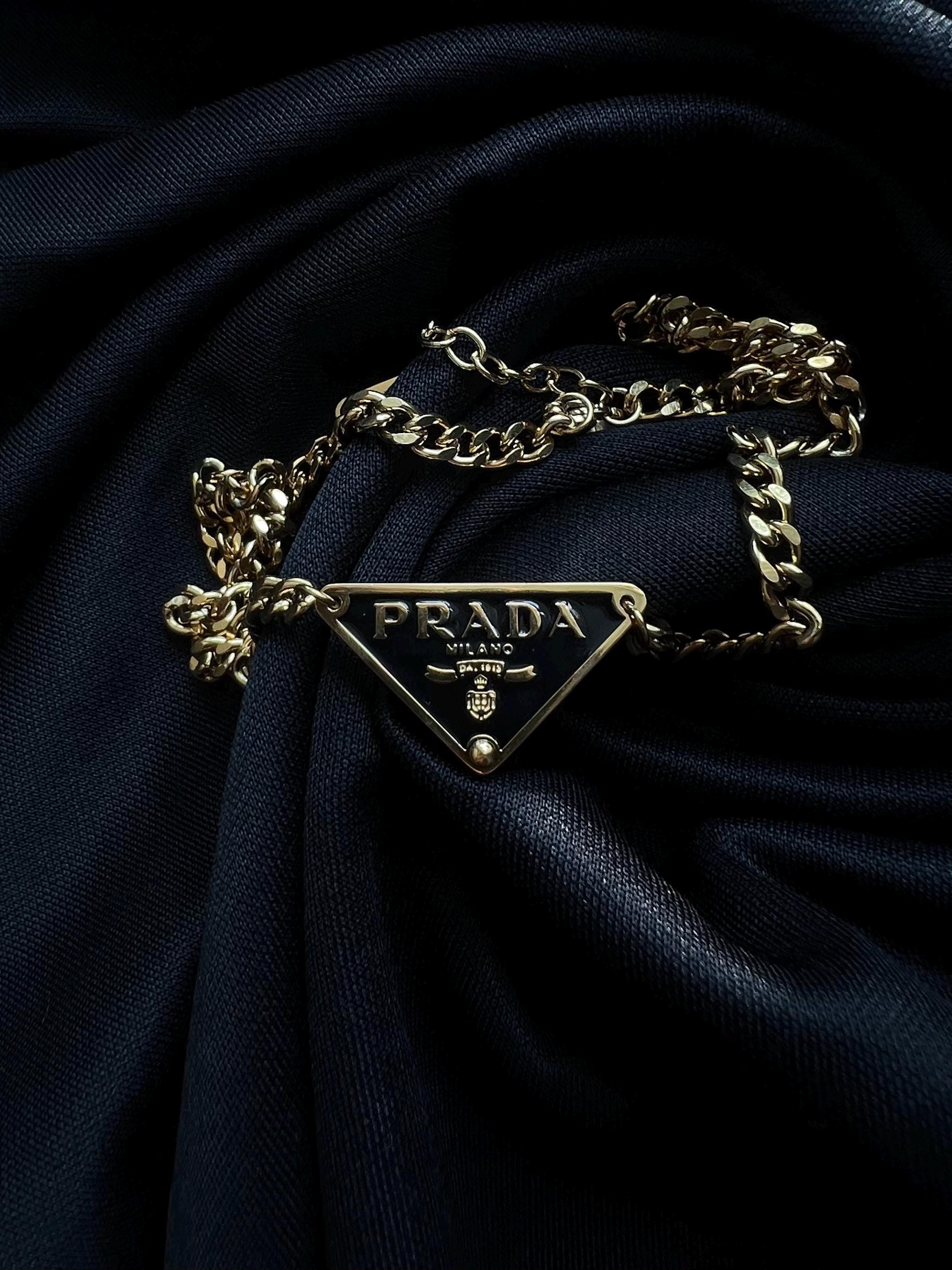 Prada necklace gold - Etsy 日本