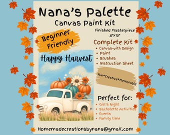 Complete verfset voor de Fall Truck Canvas