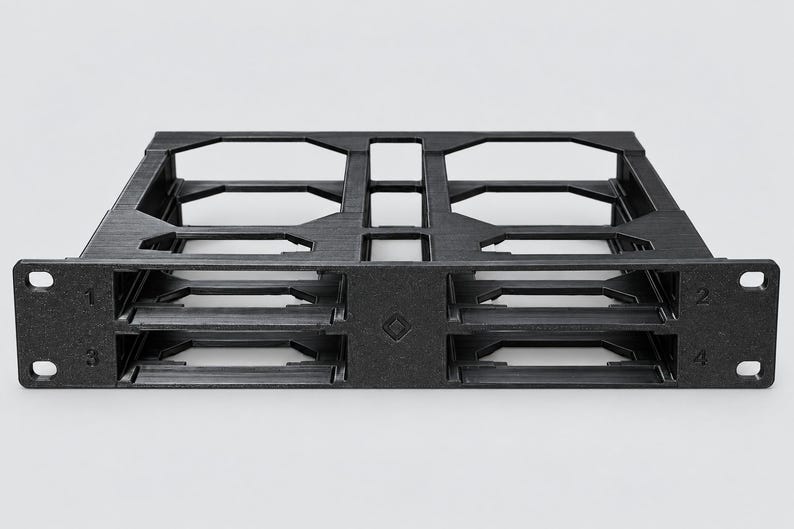 Quad 2.5-inch HDD SSD Caddy Mount | 10-inch 1U Rack (Dell R730/R630/T640/T630) image 2