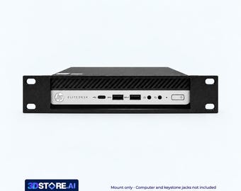 HP EliteDesk 800 G3 G4 G5 Mini Rack Mount | 10-Inch 1U | Keystone Options
