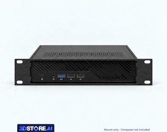 Minisforum MS-01 / MS-A2 / MS-R1 Rack Mount – 10-Inch, Black or White