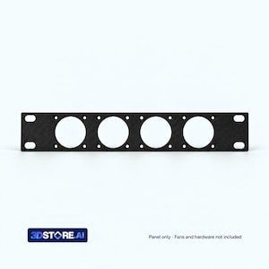 40mm Fan Mount | 10 Inch Rack Mount | 1U Open Design