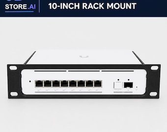 UniFi Pro XG 8 PoE para montaje en rack – 10 pulgadas, PETG negro