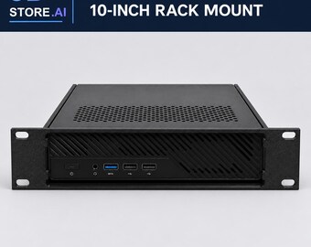 MINISFORUM MS-01 Montaje en rack – 10 pulgadas, PETG negro