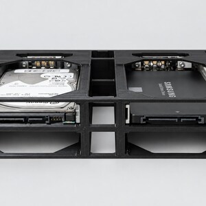 Quad 2.5-inch HDD SSD Caddy Mount | 10-inch 1U Rack (Dell R730/R630/T640/T630) image 3