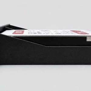Dual 3.5 HDD Shelf - 10 Inch Rack Mount | 1U SATA Drive Tray | Black PETG image 4