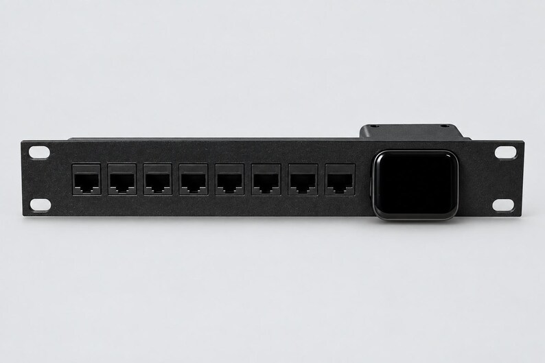 JetKVM + Keystone Rack Mount - 10 Inch Rack - Choose Layout image 5