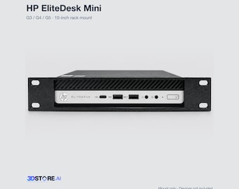 Opciones de montaje en rack/Keystone para HP EliteDesk Mini G3, G4 y G5 de 10 pulgadas y 1U