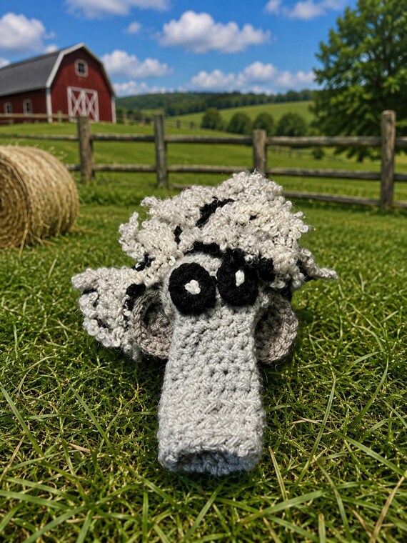 A genuinely handmade crocheted novelty that exists in a category few crafters attempt — absurd, tactile, and instantly funny.