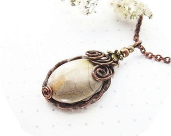 wire wrapped pendant  tutorial - jewelry pattern, jewelry tutorial, wire wrapping tutorial - tutorial V