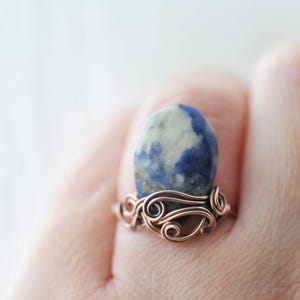NEW! Northern Wind Ring Tutorial, Wire Wrapping Ring Tutorial, DIY Jewelry Pattern, Wire Wrapping Jewelry Tutorial, Statement Ring Tutorial