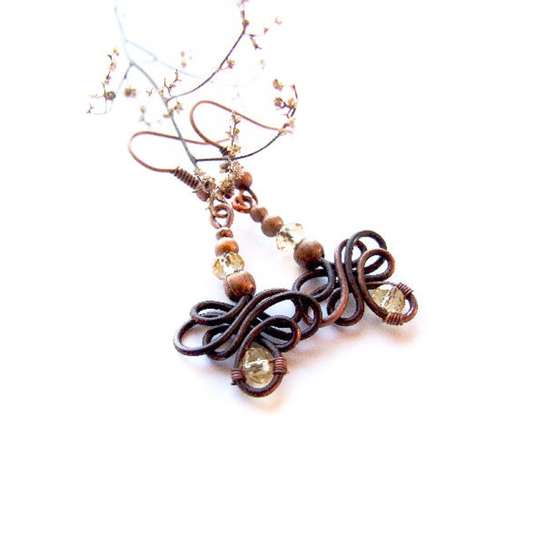 Celtic Earrings Tutorial, Wire Wrapping Tutorial, Jewelry Earrings Tutorial, DIY Earrings, Wire Tutorial - tutorial 48 image 4