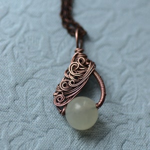 Handledning för Spring Waves-halsband, handledning för trådlindning och trådvävning av smycken, DIY-mönster för smycken för mellannivå bild 5