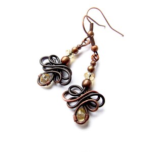 Celtic Earrings Tutorial, Wire Wrapping Tutorial, Jewelry Earrings Tutorial, DIY Earrings, Wire Tutorial - tutorial 48 image 3