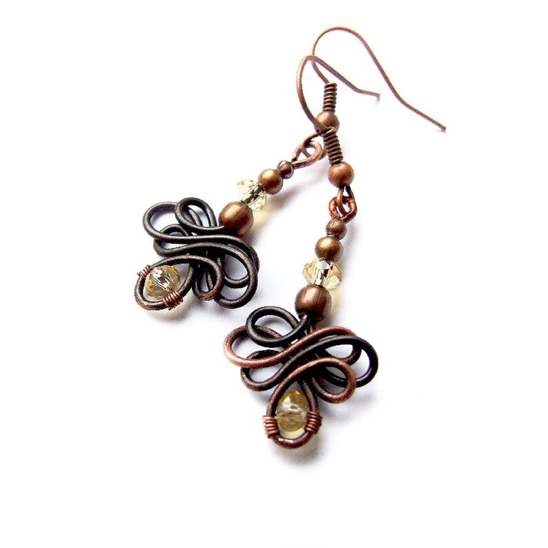 Celtic Earrings Tutorial, Wire Wrapping Tutorial, Jewelry Earrings Tutorial, DIY Earrings, Wire Tutorial - tutorial 48 image 3