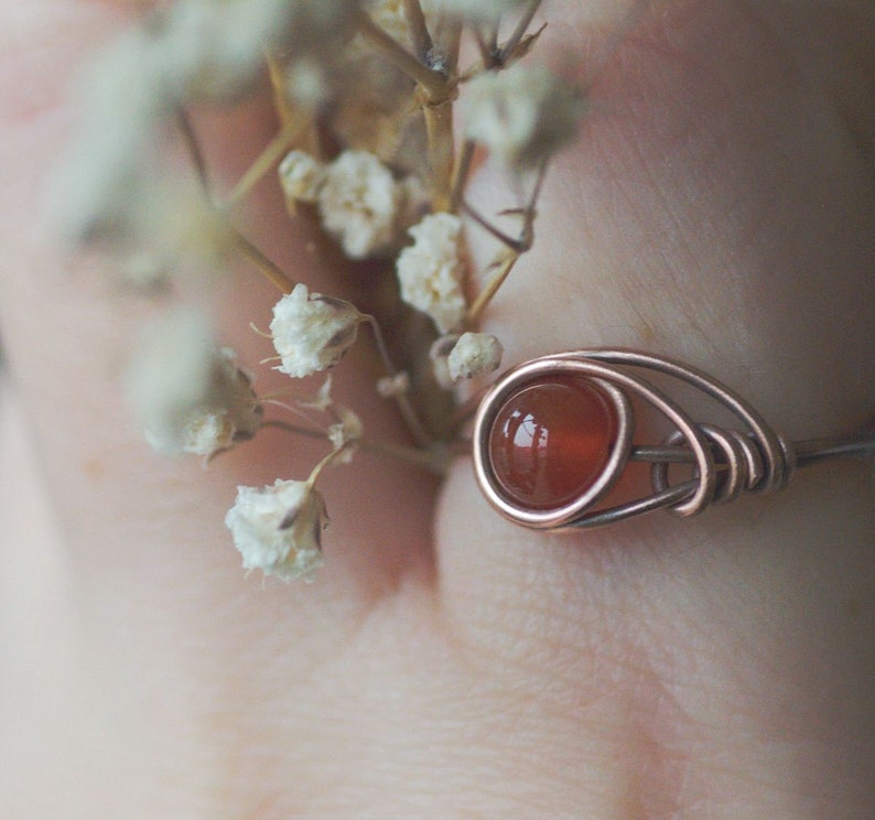 Easy Wire Wrap Ring Tutorial DIY Jewelry Pattern Simple Wire Etsy UK