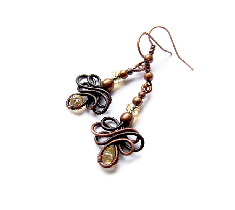 Celtic Earrings Tutorial, Wire Wrapping Tutorial, Jewelry Earrings Tutorial, DIY Earrings, Wire Tutorial - tutorial 48 image 2