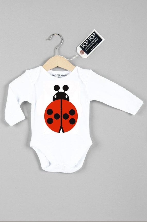 Ladybird Baby Grow | Etsy